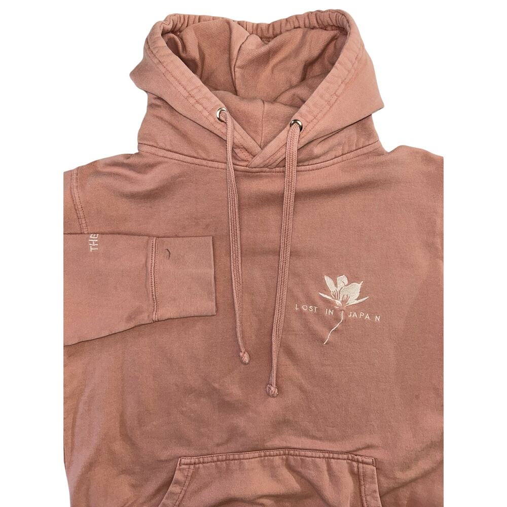 Shawn Mendes Lost in Japan Concert Tour Hoodie Pink Mauve Sweatshirt Size S